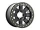 Pro Comp Wheels Trilogy Race Satin Black 6-Lug Wheel; 17x9; -6mm Offset (10-24 4Runner)