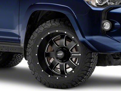 Pro Comp Wheels Trilogy Satin Black 6-Lug Wheel; 20x10; -18mm Offset (10-24 4Runner)