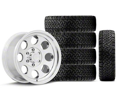 17x9 Pro Comp Wheels 69 Series & 33in BF Goodrich All-Terrain T/A KO Tire Package; Set of 5 (21-24 Bronco, Excluding Raptor)