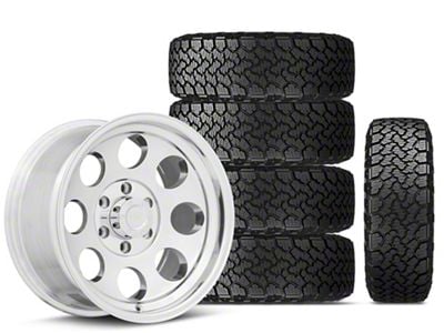 17x9 Pro Comp Wheels 69 Series & 33in General All-Terrain Grabber ATX Tire Package; Set of 5 (21-24 Bronco, Excluding Raptor)