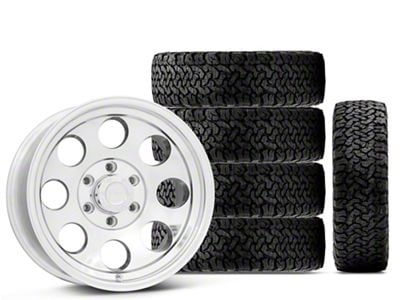 17x9 Pro Comp Wheels 69 Series & 34in BF Goodrich All-Terrain T/A KO Tire Package; Set of 5 (21-24 Bronco, Excluding Raptor)