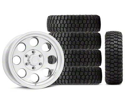 17x9 Pro Comp Wheels 69 Series & 37in Ironman Mud-Terrain All Country Tire Package; Set of 5 (21-24 Bronco, Excluding Raptor)