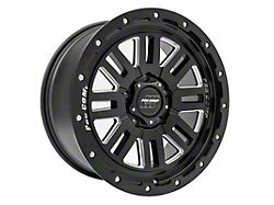 Pro Comp Wheels Cognos Satin Black Milled 6-Lug Wheel; 18x9; 0mm Offset (22-24 Bronco Raptor)