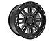 Pro Comp Wheels Cognos Satin Black Milled 6-Lug Wheel; 18x9; 0mm Offset (22-24 Bronco Raptor)