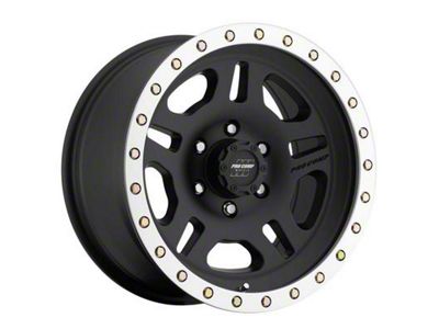 Pro Comp Wheels La Paz Satin Black Machined 6-Lug Wheel; 17x8.5; 0mm Offset (21-24 Bronco, Excluding Raptor)