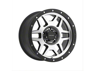 Pro Comp Wheels Phaser Machined 6-Lug Wheel; 17x9; -6mm Offset (21-24 Bronco, Excluding Raptor)