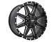 Pro Comp Wheels Quick 8 Satin Black Milled 6-Lug Wheel; 20x9; 0mm Offset (21-24 Bronco, Excluding Raptor)