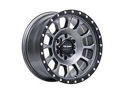 Pro Comp Wheels Rockwell Matte Graphite with Black Lip 6-Lug Wheel; 17x8.5; 0mm Offset (21-25 Bronco, Excluding Raptor)