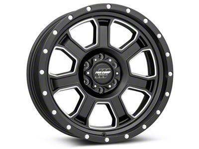 Pro Comp Wheels Sledge Satin Black Milled 6-Lug Wheel; 20x9; 0mm Offset (22-24 Bronco Raptor)