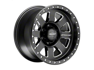 Pro Comp Wheels Trilogy Pro Satin Black 6-Lug Wheel; 17x9; -6mm Offset (21-24 Bronco, Excluding Raptor)