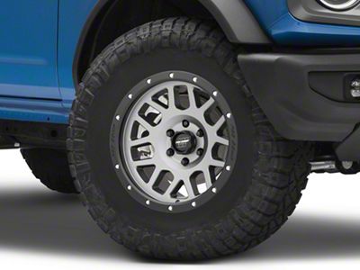 Pro Comp Wheels Vertigo Matte Graphite 6-Lug Wheel; 17x9; -6mm Offset (21-24 Bronco, Excluding Raptor)