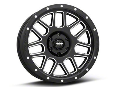 Pro Comp Wheels Vertigo Satin Black Milled 6-Lug Wheel; 17x9; -6mm Offset (22-24 Bronco Raptor)