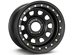 Pro Comp Wheels Steel Series 252 Street Lock Flat Black Wheel; 15x8 (84-01 Jeep Cherokee XJ)