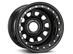 Pro Comp Wheels Steel Series 252 Street Lock Gloss Black Wheel; 15x10; -44mm Offset (84-01 Jeep Cherokee XJ)