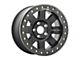 Pro Comp Wheels Trilogy Race Satin Black Wheel; 17x9; -6mm Offset (84-01 Jeep Cherokee XJ)