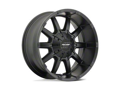 Pro Comp Wheels Gauge Satin Black Wheel; 20x9; -12mm Offset (20-24 Jeep Gladiator JT)