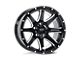 Pro Comp Wheels Patriot Gloss Black Milled Wheel; 17x9 (20-24 Jeep Gladiator JT)