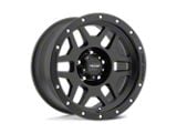 Pro Comp Wheels Phaser Satin Black Wheel; 17x9 (20-24 Jeep Gladiator JT)