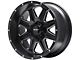 Pro Comp Wheels 63 Series Recon Satin Black Milled Wheel; 17x9; -6mm Offset (20-24 Jeep Gladiator JT)