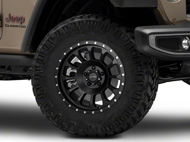 Pro Comp Wheels Rockwell Satin Black Wheel; 18x9 (20-24 Jeep Gladiator JT)