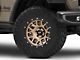 Pro Comp Wheels Vertigo Matte Bronze with Black Lip Wheel; 17x9 (20-24 Jeep Gladiator JT)