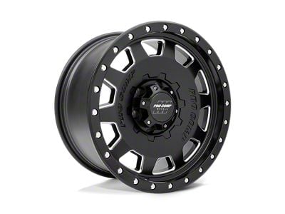 Pro Comp Wheels Hammer Satin Black with Stainless Steel Bolts Wheel; 17x9; -6mm Offset (99-04 Jeep Grand Cherokee WJ)