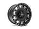 Pro Comp Wheels Hammer Satin Black with Stainless Steel Bolts Wheel; 17x9; -6mm Offset (99-04 Jeep Grand Cherokee WJ)