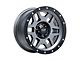 Pro Comp Wheels Phaser Matte Graphite with Black Lip Wheel; 17x9; -6mm Offset (99-04 Jeep Grand Cherokee WJ)