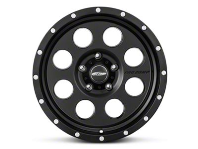 Pro Comp Wheels Proxy Satin Black Wheel; 17x9; -6mm Offset (05-10 Jeep Grand Cherokee WK, Excluding SRT8)