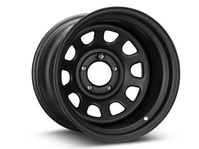Pro Comp Wheels Steel Series 51 District Flat Black Wheel; 15x10 (93-98 Jeep Grand Cherokee ZJ)