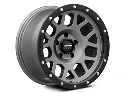 Pro Comp Wheels Vertigo Dark Gray with Black Lip Wheel; 17x9; -6mm Offset (99-04 Jeep Grand Cherokee WJ)