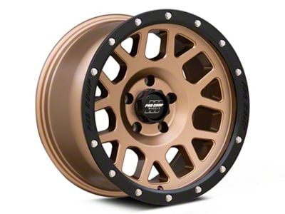 Pro Comp Wheels Vertigo Matte Bronze with Black Lip Wheel; 17x9; -6mm Offset (99-04 Jeep Grand Cherokee WJ)