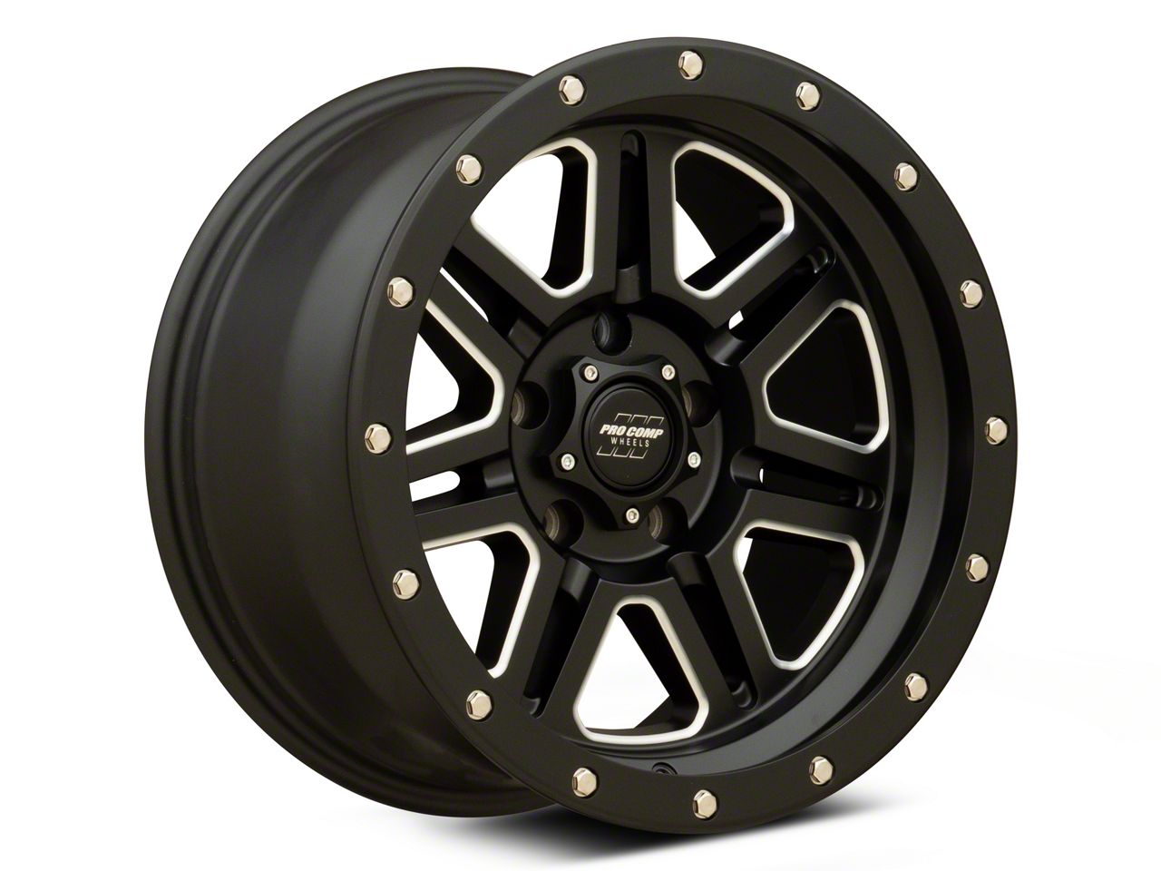 Pro Comp Wheels Jeep Grand Cherokee 62 Series Apex Satin Black Milled ...