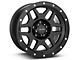 Pro Comp Wheels Phaser Satin Black Wheel; 17x9 (99-04 Jeep Grand Cherokee WJ)