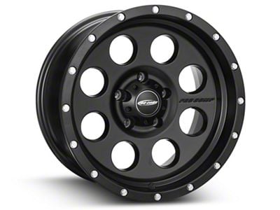 Pro Comp Wheels Proxy Satin Black Wheel; 17x9; -6mm Offset (99-04 Jeep Grand Cherokee WJ)