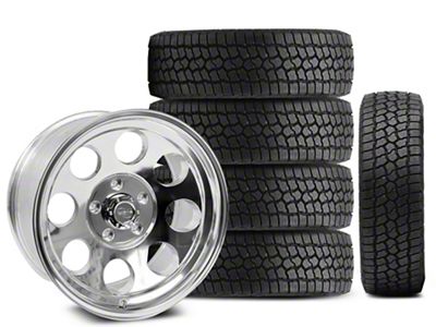 17x9 Pro Comp Wheels 69 Series & 33in Milestar All-Terrain Patagonia AT/R Tire Package; Set of 5 (07-18 Jeep Wrangler JK)