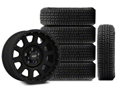 17x9 Pro Comp Wheels 32 Series & 32in West Lake All-Terrain SL369 Tire Package; Set of 5 (18-24 Jeep Wrangler JL)