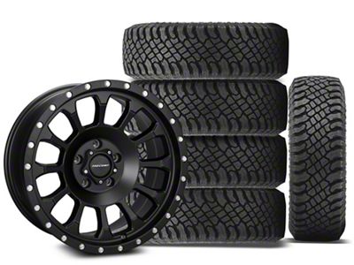 18x9 Pro Comp Wheels Rockwell & 33in Atturo All-Terrain Trail Blade X/T Tire Package; Set of 5 (18-24 Jeep Wrangler JL)