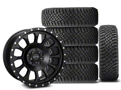 18x9 Pro Comp Wheels Rockwell & 35in Atturo All-Terrain Trail Blade X/T Tire Package; Set of 5 (18-24 Jeep Wrangler JL)