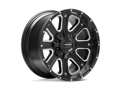 Pro Comp Wheels Axis Satin Black Milled Wheel; 17x9 (18-24 Jeep Wrangler JL)