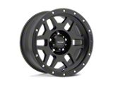 Pro Comp Wheels Phaser Satin Black Wheel; 17x9 (07-18 Jeep Wrangler JK)