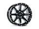 Pro Comp Wheels Patriot Gloss Black Milled Wheel; 17x9 (18-24 Jeep Wrangler JL)