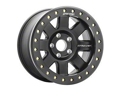 Pro Comp Wheels Trilogy Race Satin Black Wheel; 17x9; -30mm Offset (18-24 Jeep Wrangler JL)