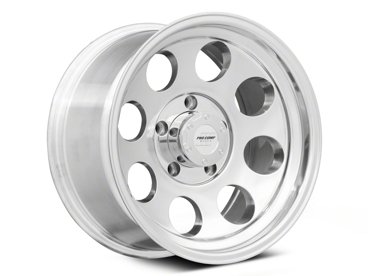 Pro Comp Wheels Jeep Wrangler Vintage Polished Wheel; 15x8; -19mm ...