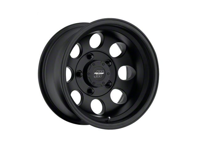 Pro Comp Wheels Vintage Flat Black 6-Lug Wheel; 17x9; -6mm Offset (16-23 Tacoma)