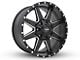 Pro Comp Wheels Quick 8 Satin Black Milled 6-Lug Wheel; 20x9; 0mm Offset (16-24 Titan XD)