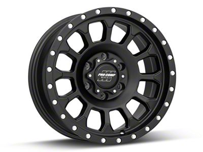 Pro Comp Wheels Rockwell Satin Black 6-Lug Wheel; 18x9; 0mm Offset (16-24 Titan XD)