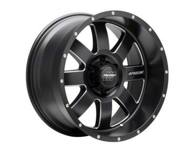 Pro Comp Wheels Trilogy Satin Black 6-Lug Wheel; 20x10; -18mm Offset (16-24 Titan XD)