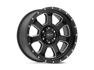 Pro Comp Wheels Sledge Satin Black Milled 5-Lug Wheel; 20x9; 0mm Offset (14-21 Tundra)