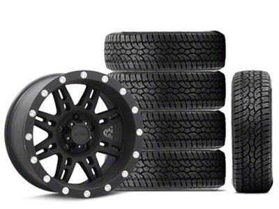 16x8 Pro Comp Wheels 31 Series & 32in Atturo All-Terrain Trail Blade A/T Tire Package; Set of 5 (07-18 Jeep Wrangler JK)